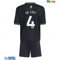 Manchester United Matthijs de Ligt #4 Rezervni Dres za djecu 2025-26 Kratak Rukav (+ Kratke hlače)